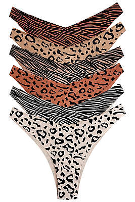6'lı Karışık Desenli Lazer Kesim Bikini Külot - Renkli 1 - Slip Külot