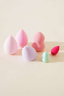 6'lı Yumurta Makyaj Sünger Seti Asorti 1 - Makyaj Aksesuarları