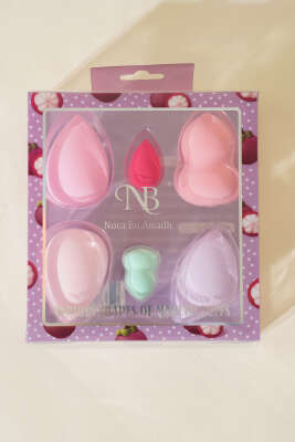 6'lı Yumurta Makyaj Sünger Seti Asorti 1 - Makyaj Aksesuarları