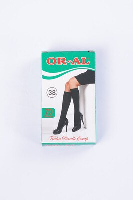70 Den Kalın Bronz Diz Altı Çorap - Thumbnail