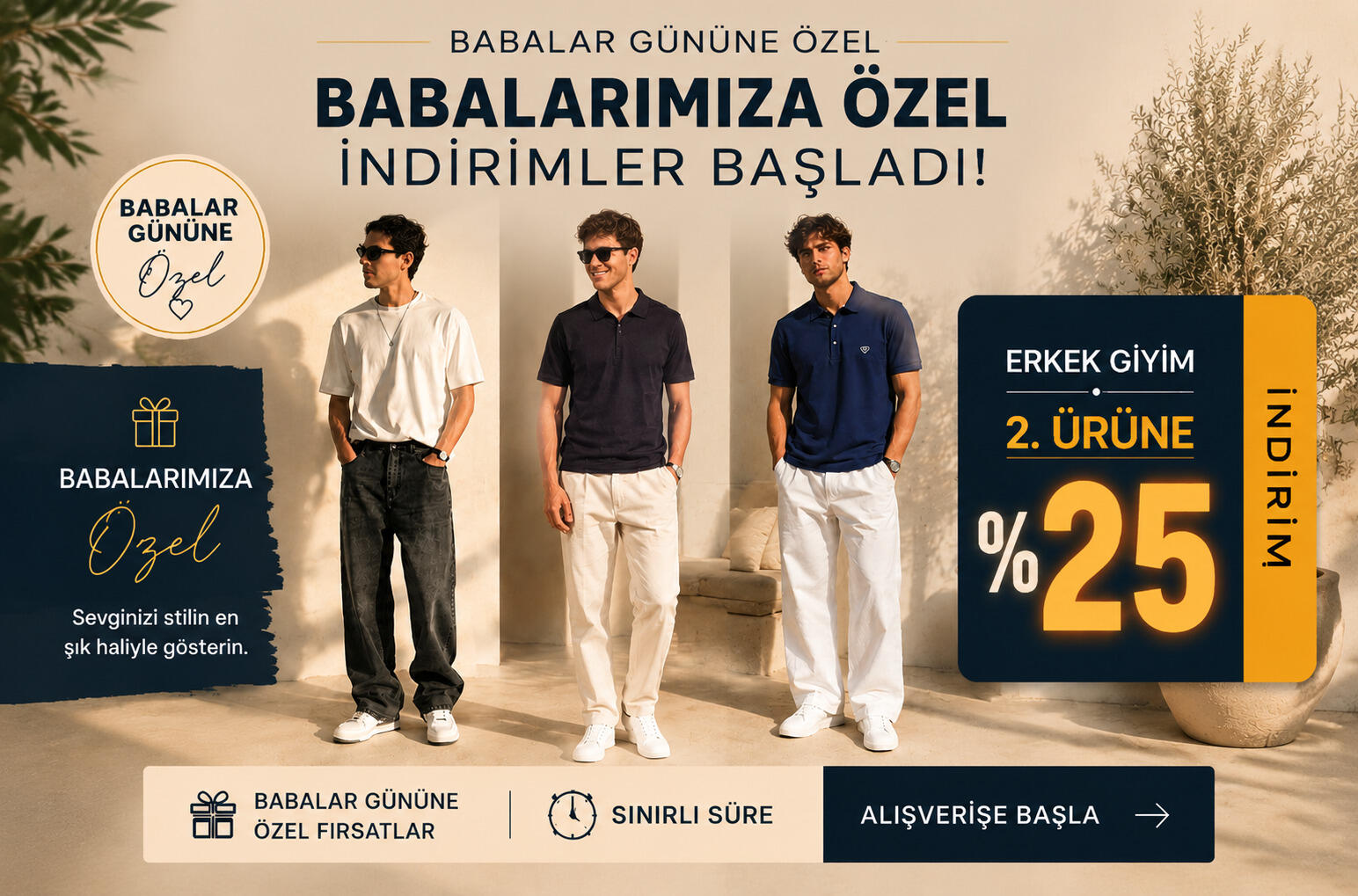 erkek indirim