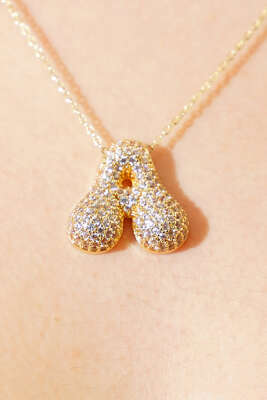 A Harfli Taşlı Kolye - Günün Seçilenleri