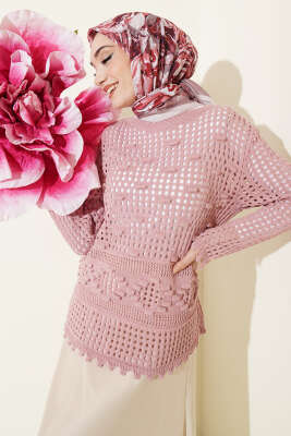 Ajurlu Kabartma Desen Kazak Gül Kurusu 