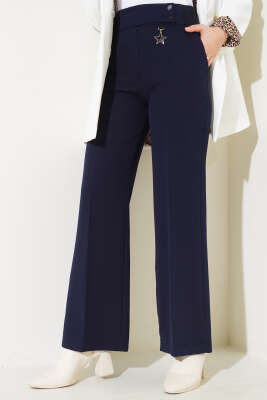 Aksesuarlı Pantolon Lacivert - 500-700 TL Ürünler