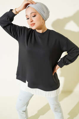 Alt Piliseli Loyşa Tunik Antrasit 