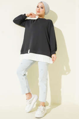 Alt Piliseli Loyşa Tunik Antrasit - Tunik