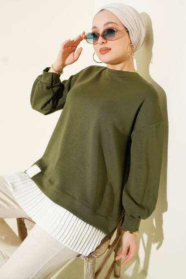 Alt Piliseli Loyşa Tunik Haki - 300-500 TL Ürünler