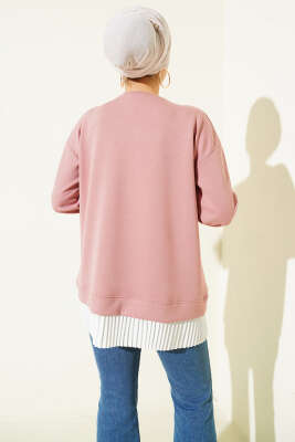 Alt Piliseli Loyşa Tunik Pudra - Tunik