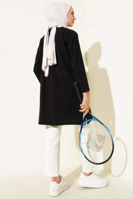 Always Be Cool Baskılı Tunik Siyah - Yılın Fırsatı