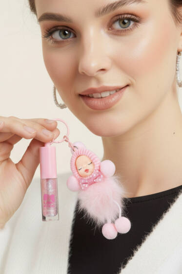 Anahtarlıklı Dudak Parlatıcı Asorti 1 - Makyaj Aksesuarları