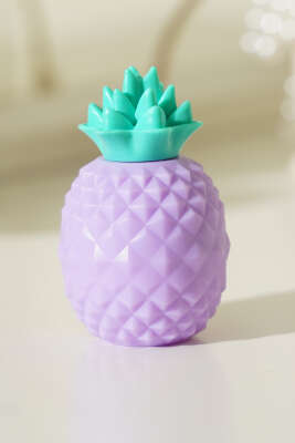 Ananas Figürlü Lip Balm Mor - Makyaj Aksesuarları