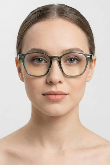 Antaios Serisi Şeffaf Gözlük Yeşil - GÜNEŞ GÖZLÜĞÜ