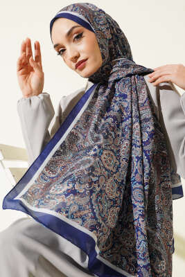 Antik Motifli Soft Şal Parlement - Başörtüsü