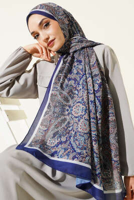 Antik Motifli Soft Şal Parlement - Başörtüsü
