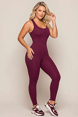 Arka Büzgülü Tulum Tayt Vişne 