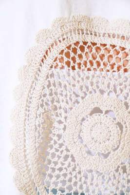 Arkası Dantelli Fakir Kol Gömlek Ekru - Kadın Giyim Modelleri