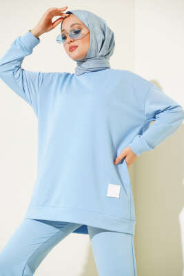 Arma Detaylı İkili Takım Bebe Mavi - 300-500 TL Ürünler
