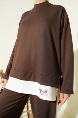 Arma Detaylı Loyşa Garnili İkili Takım Kahve - İkili Takım