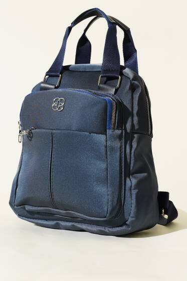 Arma Detaylı Sırt Çantası Lacivert - Sırt Çantası