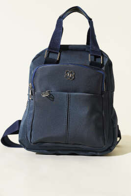 Arma Detaylı Sırt Çantası Lacivert - Sırt Çantası