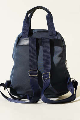 Arma Detaylı Sırt Çantası Lacivert - Sırt Çantası