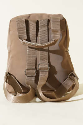 Arma Detaylı Sırt Çantası Vizon - Sırt Çantası