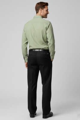 Arma Nakışlı Detaylı Erkek Gömlek Haki - Erkek Klasik Gömlek