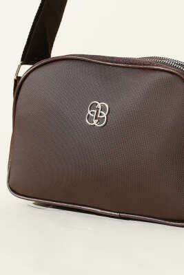 Armalı 3 Bölmeli Fermuarlı Çanta Kahve - Kol Çantası