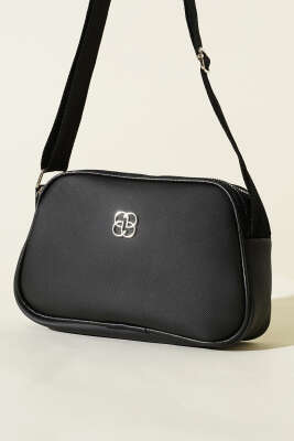 Armalı 3 Bölmeli Fermuarlı Çanta Siyah - GÜZEL ÇANTA