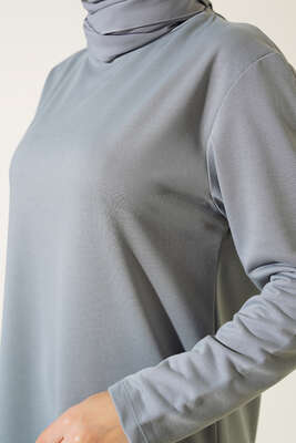 Armalı Bol Paça İkili Takım Gri - Yılın Fırsatı