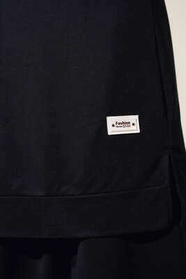 Armalı Bol Paça İkili Takım Siyah - Yılın Fırsatı