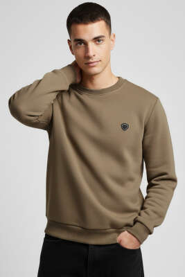 Armalı Selanik Sweatshirt Kahve 