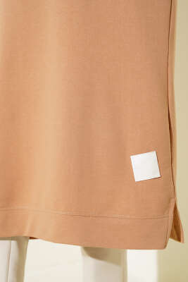 Armalı Uzun Basic Tunik Camel - 100-300 TL Ürünler