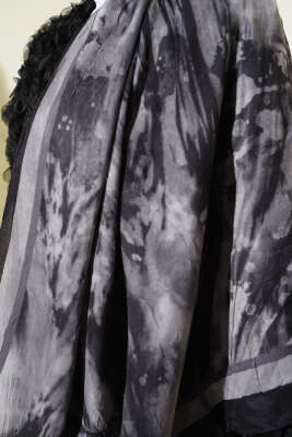 Ashira Desen Bambu Kraş Şal Antrasit - Günün Seçilenleri