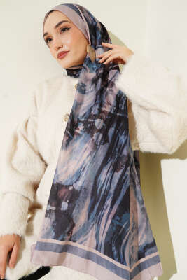 Ashira Desen Bambu Kraş Şal Bej 