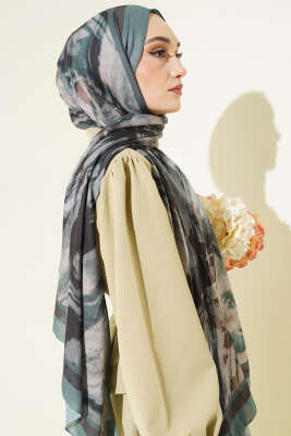 Ashira Desen Bambu Kraş Şal Çağla Yeşili - Günün Seçilenleri