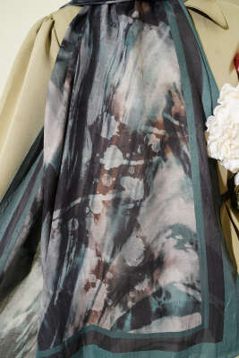 Ashira Desen Bambu Kraş Şal Çağla Yeşili - Günün Seçilenleri