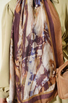 Ashira Desen Bambu Kraş Şal Camel - Günün Seçilenleri