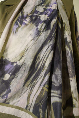 Ashira Desen Bambu Kraş Şal Haki - Günün Seçilenleri