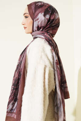 Ashira Desen Bambu Kraş Şal Kahve - Günün Seçilenleri