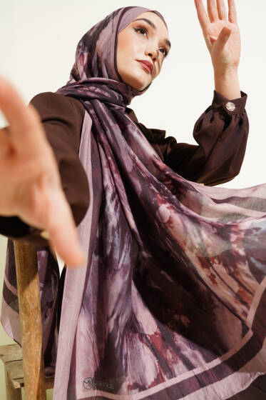 Ashira Desen Bambu Kraş Şal Latte - Günün Seçilenleri