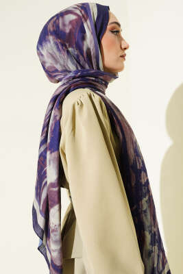 Ashira Desen Bambu Kraş Şal Parlement - Başörtüsü