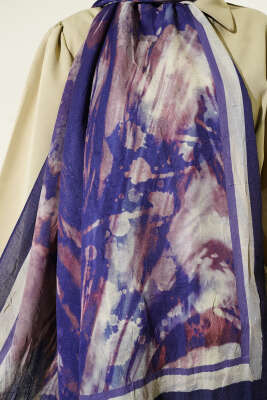 Ashira Desen Bambu Kraş Şal Parlement - Başörtüsü