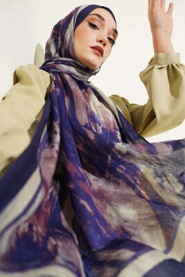 Ashira Desen Bambu Kraş Şal Parlement 