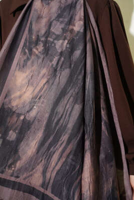 Ashira Desen Bambu Kraş Şal Vizon - Günün Seçilenleri