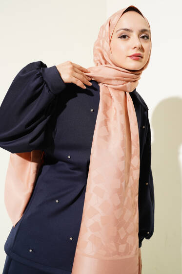Asimetrik Desen Jakar Şal Taba - 18 - Yılın Fırsatı