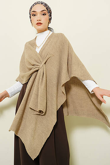 Asimetrik Kesim Triko Panço Vizon - Panço