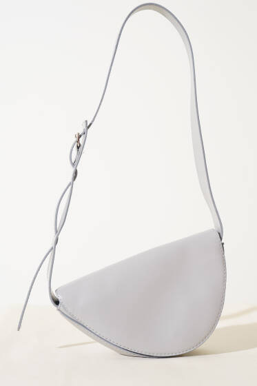 Asimetrik Kol Çantası Gri - Kol Çantası