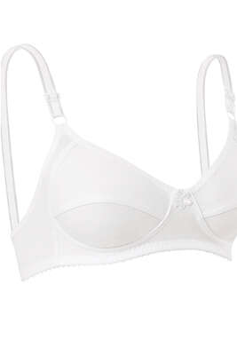 Askılı Penye Sütyen Beyaz - Yılın Fırsatı