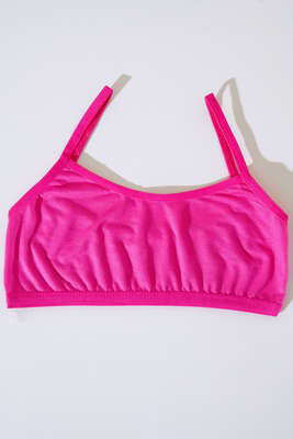Askılı Petsiz Büstiyer Fuşya - Büstiyer/Bralet